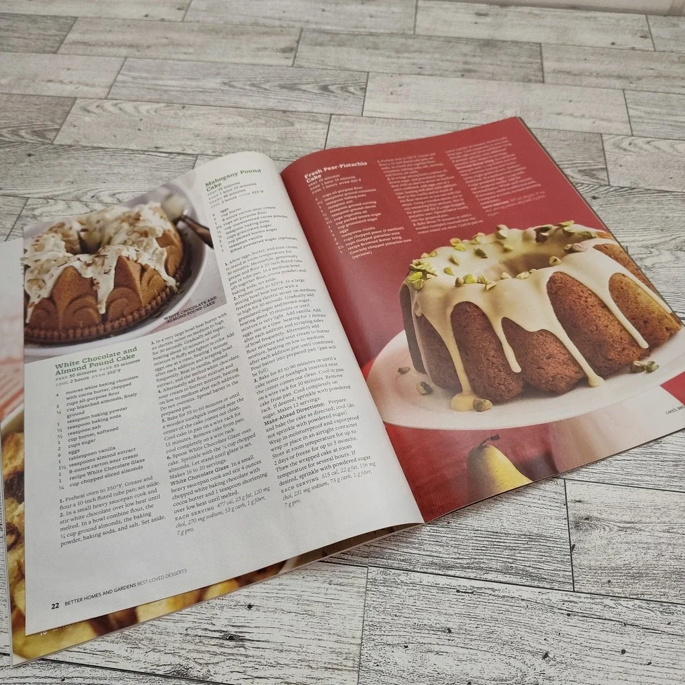 Better Homes and Gardens Best-Loved Desserts 2013 Cookbook Cottagecore Recipes
